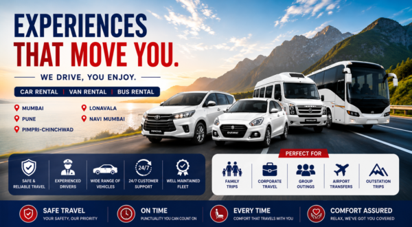 United Travels India Car Rental, Van Rental & Bus Rental in Mumbai, Pune, Pimpri-Chinchwad, Lonavala, Navi-Mumbai