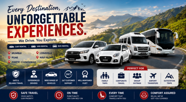 United Travels India Car Rental, Van Rental & Bus Rental in Mumbai, Pune, Pimpri-Chinchwad, Lonavala, Navi-Mumbai